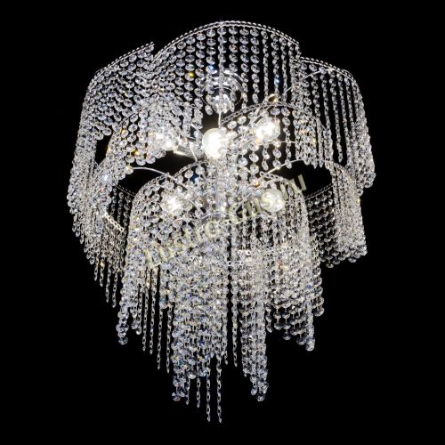 Люстра Иволга №6 ламп оптикон длинная в Самаре Гусь Хрустальный