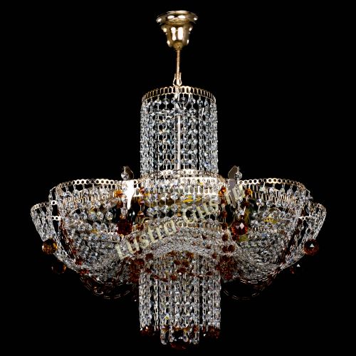 Люстра Камея №6 подвесная чайная в Самаре Гусь Хрустальный