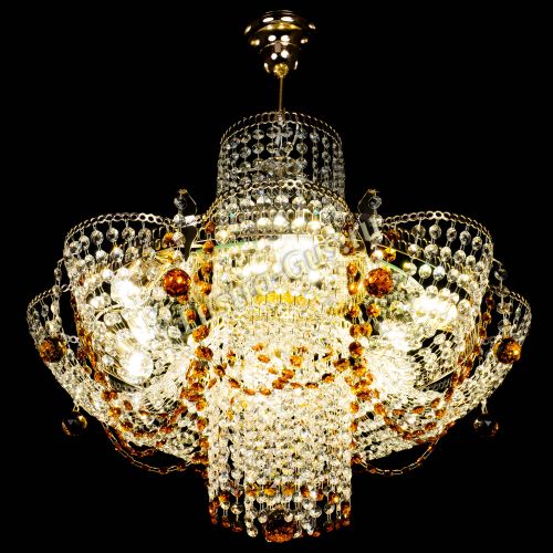 Люстра Камея №6 подвесная чайная в Самаре Гусь Хрустальный