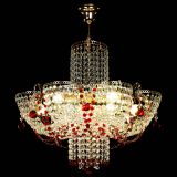 Люстра Камея №6 подвесная красная в Самаре
