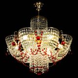 Люстра Камея №6 подвесная красная в Самаре