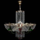 Люстра Камея №6 подвесная красно-зеленая в Самаре