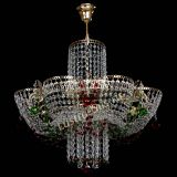 Люстра Камея №6 подвесная красно-зеленая в Самаре