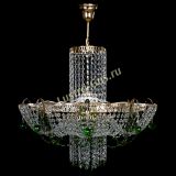 Люстра Камея №6 подвесная зеленая в Самаре