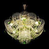 Люстра Камея №6 подвесная зеленая в Самаре