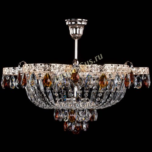 Люстра Камея Флора №5 с подвесом Чайная в Самаре Гусь Хрустальный