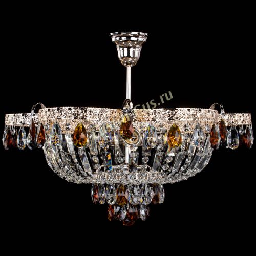 Люстра Камея Флора №5 с подвесом Чайная в Самаре Гусь Хрустальный