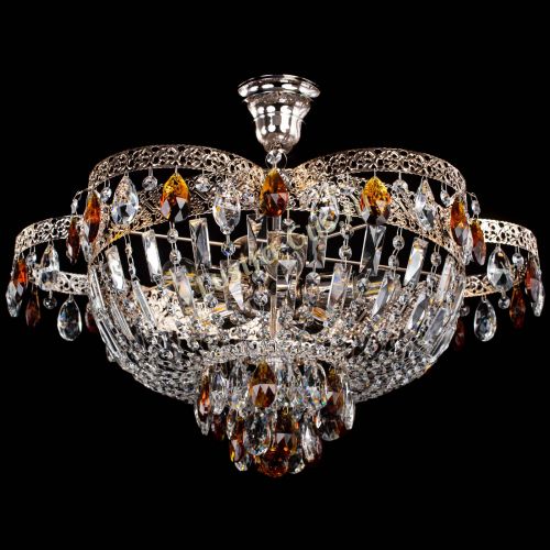 Люстра Камея Флора №5 с подвесом Чайная в Самаре Гусь Хрустальный