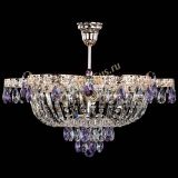 Люстра Камея Флора №5 с подвесом Фиолетовая в Самаре