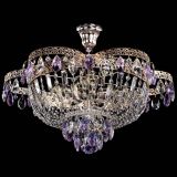 Люстра Камея Флора №5 с подвесом Фиолетовая в Самаре