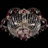 Люстра Камея Флора №5 с подвесом Красная в Самаре