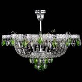 Люстра Камея Флора №5 с подвесом Зеленая в Самаре