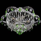 Люстра Камея Флора №5 с подвесом Зеленая в Самаре