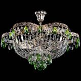 Люстра Камея Флора №5 с подвесом Зеленая в Самаре