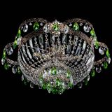 Люстра Камея Флора №5 с подвесом Зеленая в Самаре