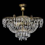 Люстра Камея с подвесом под бронзу, диаметр 450 мм, Люстры Гусь Хрустальный Люстра Камея с подвесом под бронзу, диаметр 450 мм, Люстры Гусь Хрустальный