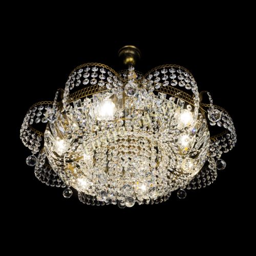 Люстра Камея Шар с подвесом под бронзу в Самаре Гусь Хрустальный