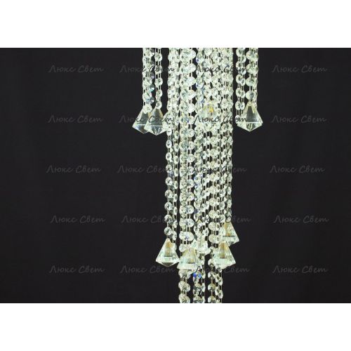 Люстра Капель 5 ламп конус 40 см длинная  в Самаре Гусь Хрустальный