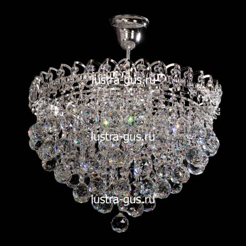 Люстра Капель-лепесток Шар 40 мм с подвесом в Самаре Гусь Хрустальный