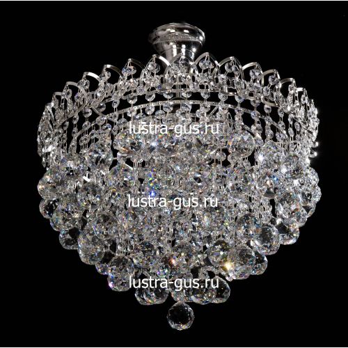 Люстра Капель-лепесток Шар 40 мм с подвесом в Самаре Гусь Хрустальный