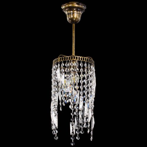 Люстра Капель мини №4 под бронзу в Самаре Гусь Хрустальный