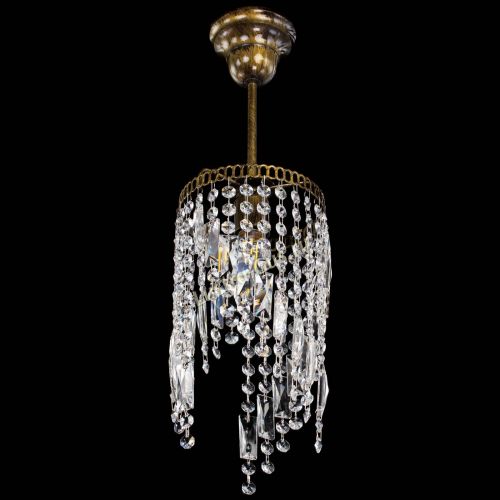 Люстра Капель мини №4 под бронзу в Самаре Гусь Хрустальный