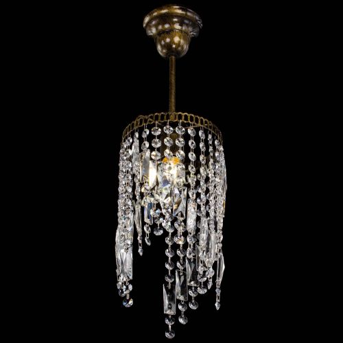 Люстра Капель мини №4 под бронзу в Самаре Гусь Хрустальный