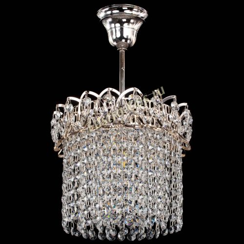 Люстра Капель оптикон №1 с подвесом в Самаре Гусь Хрустальный