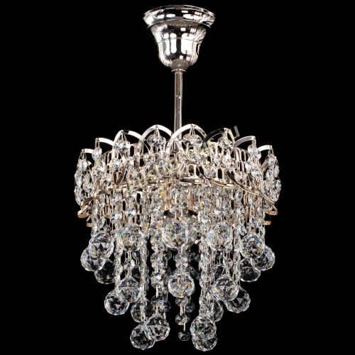 Люстра Капель оптикон шар №1 с подвесом в Самаре Гусь Хрустальный