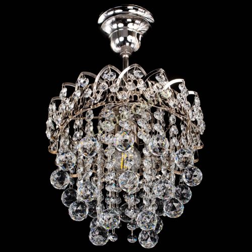 Люстра Капель оптикон шар №1 с подвесом в Самаре Гусь Хрустальный