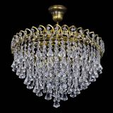 Люстра Капель Пирамида 30 с подвесом под бронзу в Самаре