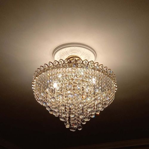 Люстра Капель Пирамида Шар 30 с подвесом в Самаре Гусь Хрустальный