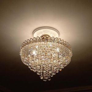 Люстра Капель Пирамида Шар 30 с подвесом в Самаре отзыв и фото покупателя