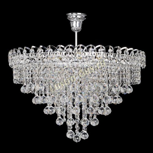 Люстра Капель Пирамида Шар 30 с подвесом в Самаре Гусь Хрустальный