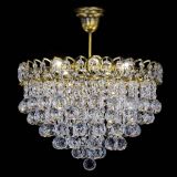 Люстра Капель Пирамида Шар 40 с подвесом под бронзу в Самаре