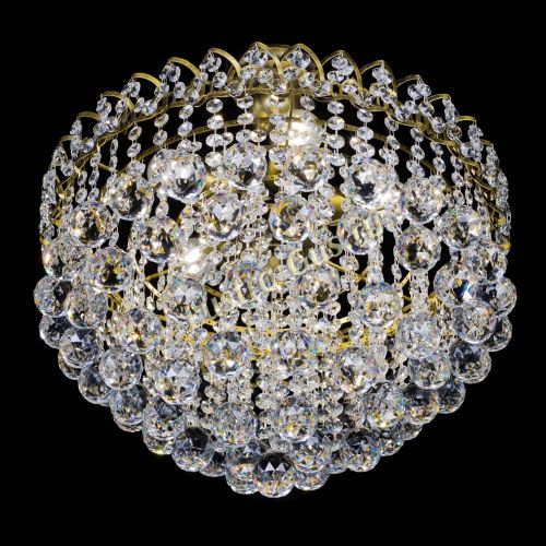 Люстра Капель Пирамида Шар 40 с подвесом под бронзу в Самаре Гусь Хрустальный