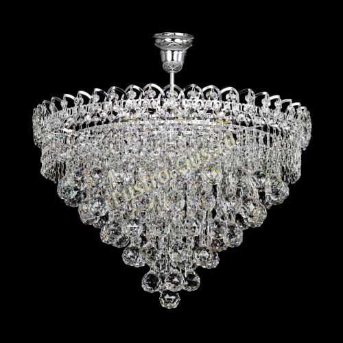 Люстра Капель Пирамида Шар 40 с подвесом в Самаре Гусь Хрустальный