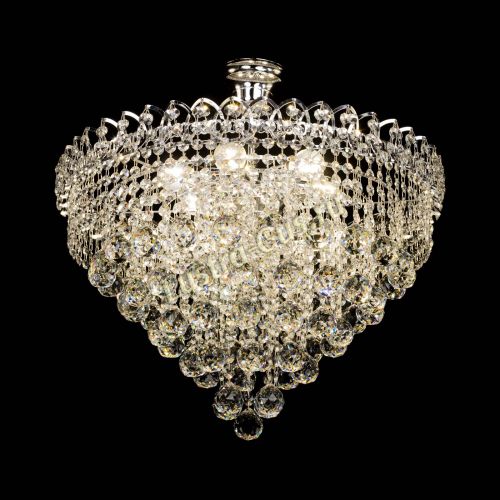 Люстра Капель Пирамида Шар 40 с подвесом в Самаре Гусь Хрустальный