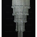 Люстра Капель 5 ламп шар 40 мм длинная в Самаре