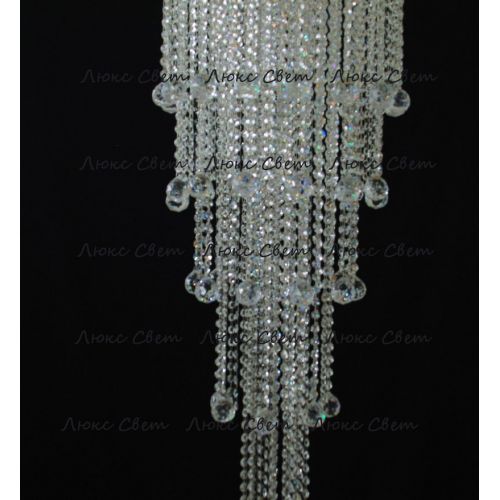 Люстра Капель 5 ламп шар 40 мм длинная в Самаре Гусь Хрустальный