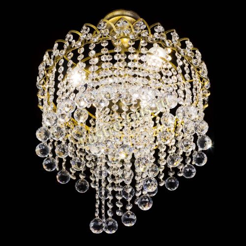 Люстра Капель Водоворот под бронзу шар 30 в Самаре Гусь Хрустальный