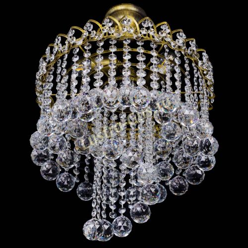 Люстра Капель Водоворот под бронзу шар 40 в Самаре Гусь Хрустальный