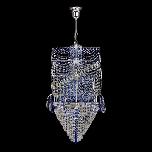 Люстра Каравелла №1 синяя в Самаре Гусь Хрустальный