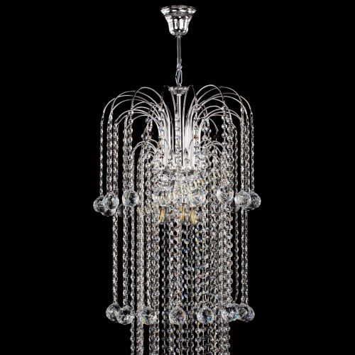 Люстра Каскад длинный в Самаре Гусь Хрустальный