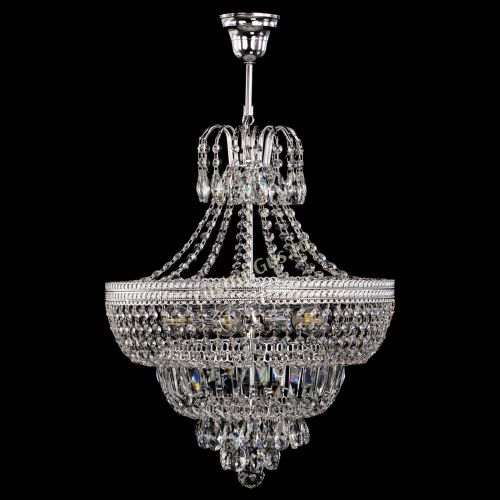 Люстра Каскад Флоренция №5 с подвесом в Самаре Гусь Хрустальный