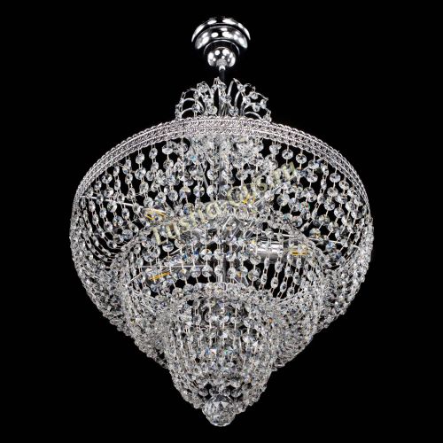 Люстра Каскад Флоренция обтикон №5 с подвесом в Самаре Гусь Хрустальный