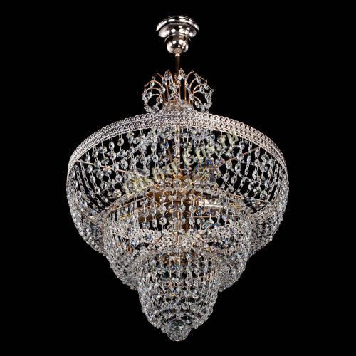 Люстра Каскад Флоренция обтикон №5 с подвесом в Самаре Гусь Хрустальный