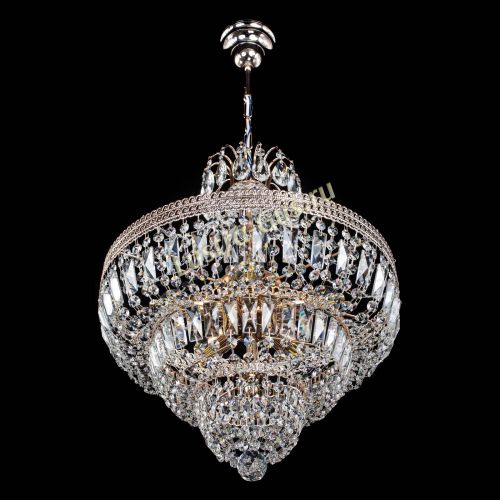 Люстра Каскад Флоренция обтикон №5 удлиненная в Самаре Гусь Хрустальный