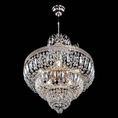 Люстра Каскад Флоренция обтикон №5 удлиненная в Самаре Гусь Хрустальный