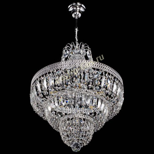 Люстра Каскад Флоренция обтикон №5 удлиненная в Самаре Гусь Хрустальный